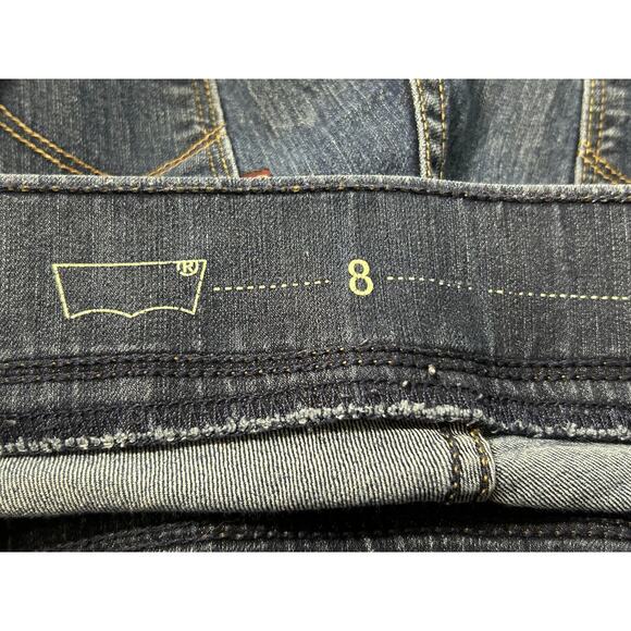Levi’s pull-on blue stretchy jeans size 8 - Picture 3 of 6